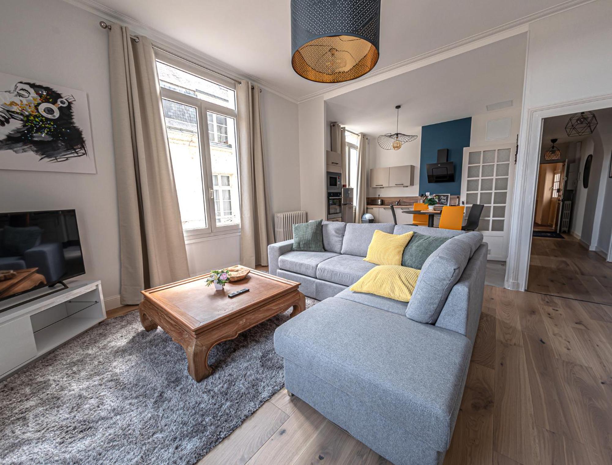 Appartement Le Moliere Vue Sur Loire Saumur Exteriör bild
