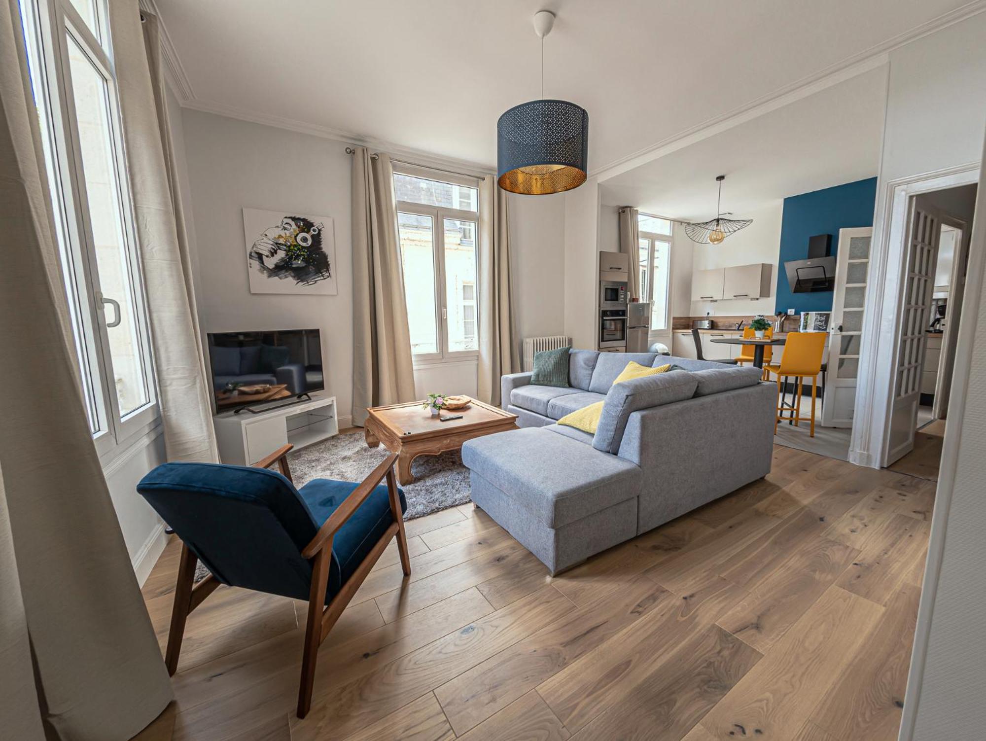 Appartement Le Moliere Vue Sur Loire Saumur Exteriör bild